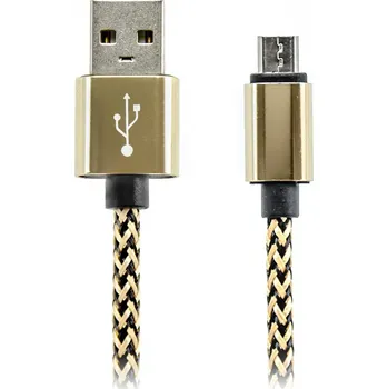 Datový kabel Napájecí micro USB kabel, opletený, různé barvy, 1m