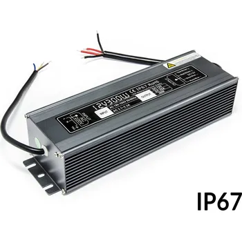 spínaný zdroj Napájecí zdroj pro LED osvětlení voděodolný IP67 12V 25A 300W