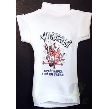 Žertovný předmět Tričko na láhev- Na potenci