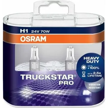 Autožárovka Osram Žárovky H1 70W (24V) Truckstar PRO +100% (DUO BOX 2 ks)