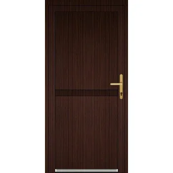 Vchodové dveře Aluplast Plastové vchodové dvere Plné s příčkou