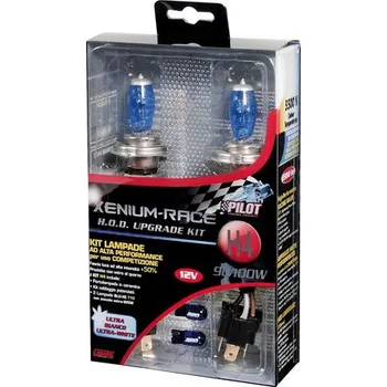 Autožárovka Lampa Žárovky H4 100W Pilot XENIUM RACE, bílé, 2 ks |