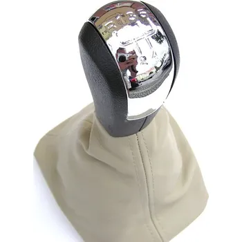 Hlavice řadicí páky Diamond Řadící páka Škoda Octavia II (2004 - 2013) 5 rychlostí - béžová manžeta - neoriginál