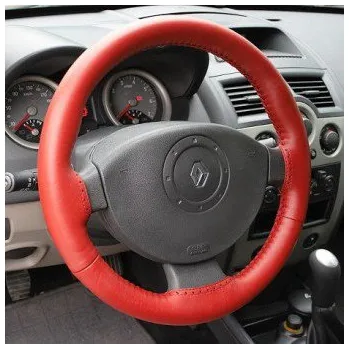 Potah na volant Maria Cavallo Kožený potah volantu C 43-47 cm, červený