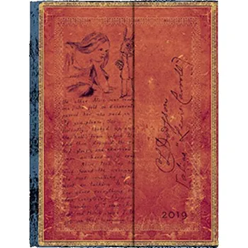 Diář Paperblanks Lewis Carroll Alice 2019