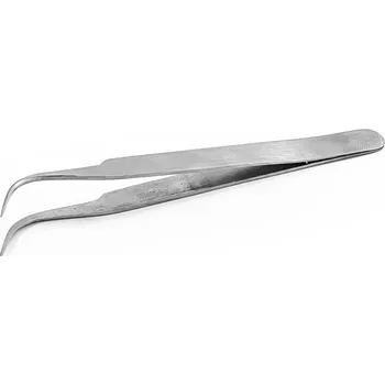Kosmetická pinzeta Nerezová-nemagnetická pinzeta zahnutá