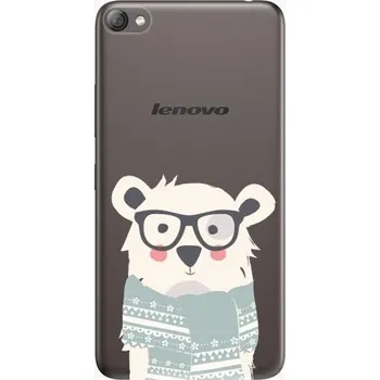 Pouzdro na mobilní telefon iSaprio Bear With Scarf pro Lenovo S60