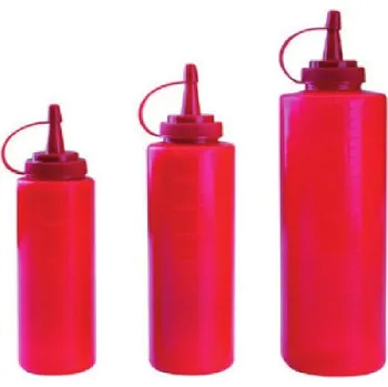 Dávkovač nápoje Tomgast, Dávkovač na omáčky červený 700 ml