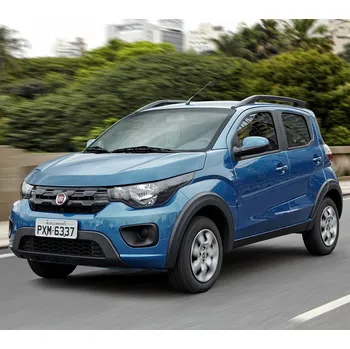 Nosič kol Příčníky Thule Evo Fiat Mobi Way Hatchback 2016- s podélníky