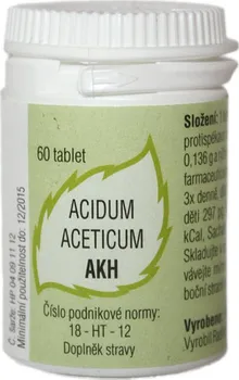 Homeopatikum AKH Acidum aceticum 60 tbl.