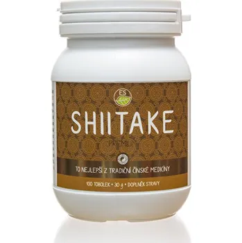 Přírodní produkt ES Shiitake Premium 100 cps.