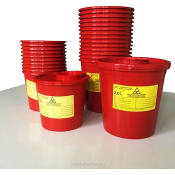 Odpadkový koš Nádoba na zdravotnický odpad 2L