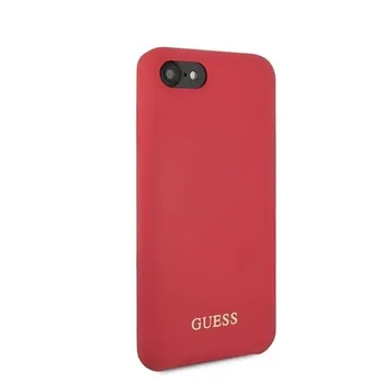 Pouzdro na mobilní telefon Guess Saffiano pro Apple iPhone 7/8 červené