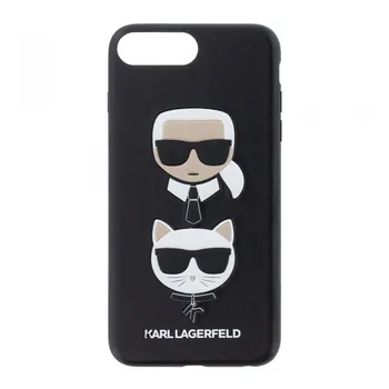 Karl Lagerfeld and Choupette Hard Case pro Apple iPhone 7/8 Plus černé Pouzdro na mobilní telefon Karl Lagerfeld and Choupette Hard Case pro Apple iPhone 7/8 Plus černé