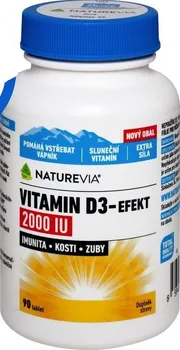 Swiss NatureVia Vitamin D3-Efekt 2000IU 90 tbl.