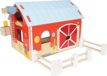 Dřevěná hračka Le Toy Van Stodola červená