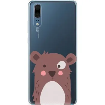 Pouzdro na mobilní telefon iSaprio Brown Bear pro Huawei P20