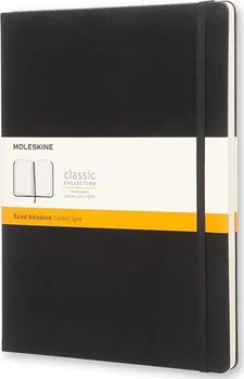 zápisník Moleskine zápisník tvrdý linkovaný XL černý