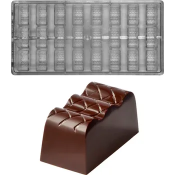 Forma na pečení Forma na pralinky (vlnka s reliéfem 9g) 3x8 tvarů/forma