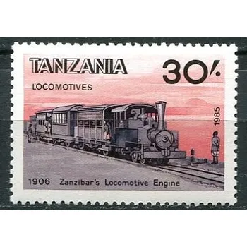 Poštovní známka (1985) MiNr. 285 ** - Tanzánie - Lokomotivy II.