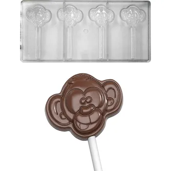 Forma na pečení Forma na čokoládové lízatko (opička 12g) 4 tvary/forma