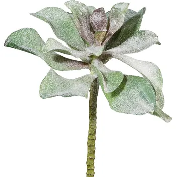 umělá květina Gasper Sukulent omrzlý 30 cm zelený