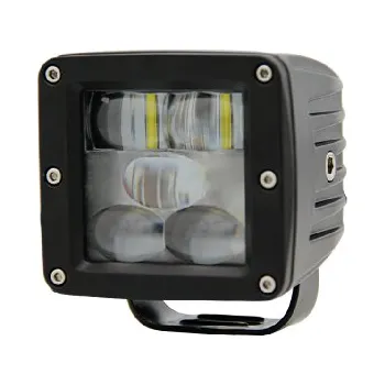 Přídavný světlomet PROFI LED výstražné pruhy 10-80V 5LED modrý 82x75mm