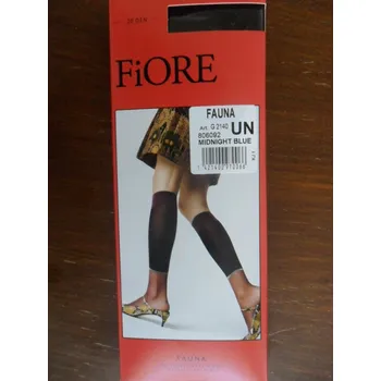 Dámské punčochy Podkolenky vzorované 20den Fiore FAUNA bordeaux (podkolenky s lurexem)