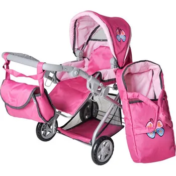 Kočárek pro panenku Knorr Kyra 88 Butterfly