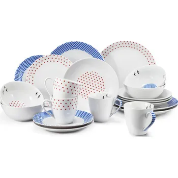 Jídelní set Leander Jídelní souprava, český porcelán, BeFree, Leander, 20 d.
