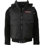 GEOGRAPHICAL NORWAY vesta pánská CRUMBERRY MEN 056 odepínací rukávy černá M