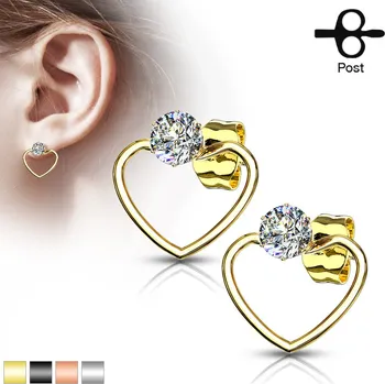 Náušnice Náušnice chirurgická ocel SE3564