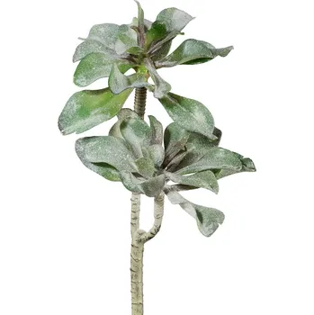 umělá květina Gasper Sukulent omrzlý 47 cm zelený