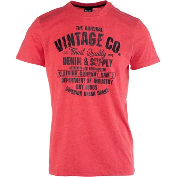 Sam 73 MT 742 červené Pánské tričko Sam 73 MT 742 červené