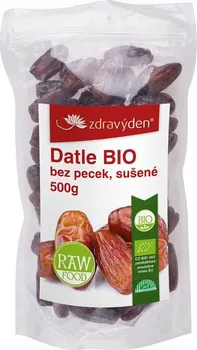 Sušené ovoce Zdravý Den Bio Datle pecek sušené 500 g