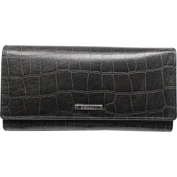 SEGALI Dámská kožená peněženka SG-27011 černá