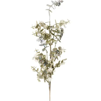 umělá květina Větev eukalypt 70cm šampáň (W812-CH)