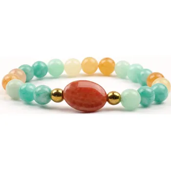 Náramek Moni - dámský náramek křemen citronový amazonit