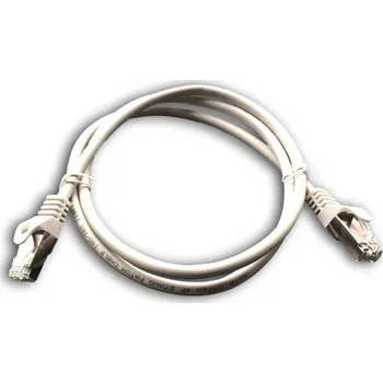 Síťový kabel Datacom 1691 Patch, S/FTP CAT6A, 1m, šedý