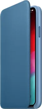 Pouzdro na mobilní telefon Apple Leather Folio pro iPhone XS Max Cape Cod Blue
