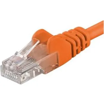 Kabel Premiumcord sp6asftp010E Patch, CAT6a S-FTP, RJ45-RJ45, AWG 26/7, 1m, oranžový