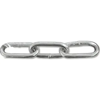 Železářství Procity Ocelový řetěz Ø 5 x 10 x 35 mm Barva: pouze žárové zinkování