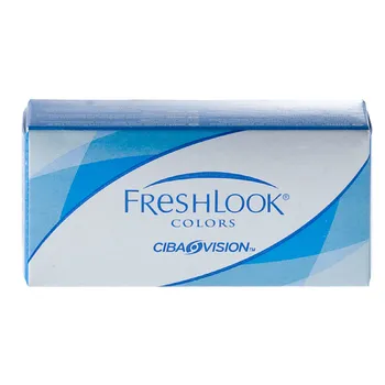 Kontaktní čočky Alcon FreshLook Colors Misty Gray - dioptrické (2 čočky)