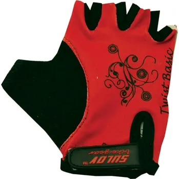 Cyklistické rukavice Rulyt Sulov Twist Basic červené