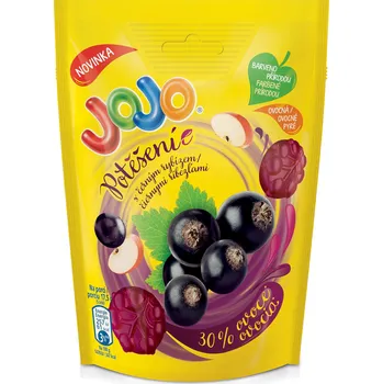 Bonbon Nestlé Jojo Potěšení černý rybíz 90 g