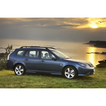 Nosič kol Příčníky Thule Evo Saab 9-3 SportCombi 2005-2012 s podélníky