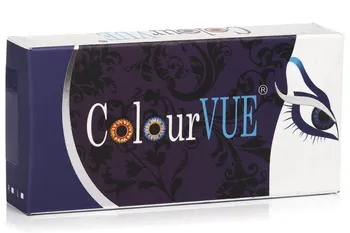 Kontaktní čočky ColourVUE Elegance Blue - nedioptrické (2 čočky)