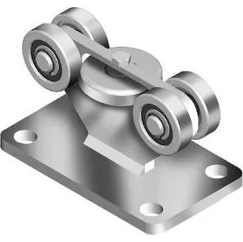 Příslušenství pro plot FAC Vozík pro malou řadu 2&nbsp;– 4&nbsp;metry, NEREZ