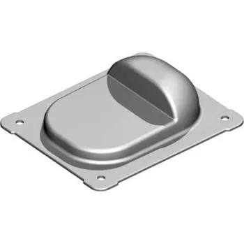 Příslušenství pro plot FAC Spodní doraz pro rot. brány , velký, NEREZ