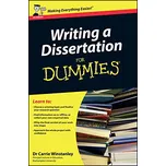 Writing a Dissertation For Dummies -…